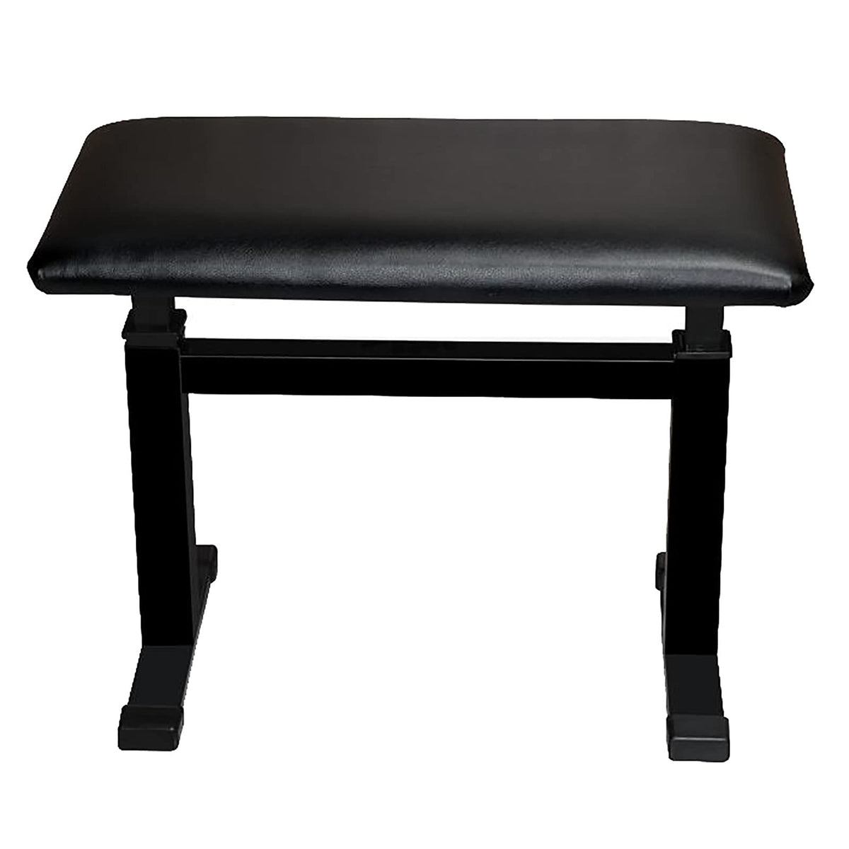 GAZOGJ Leather Piano Bench Luxury Genuine Leather Piano Stool I-Shaped Piano Bench,Hydraulic Automatic Lifting Technology,Strong Load-Bearing