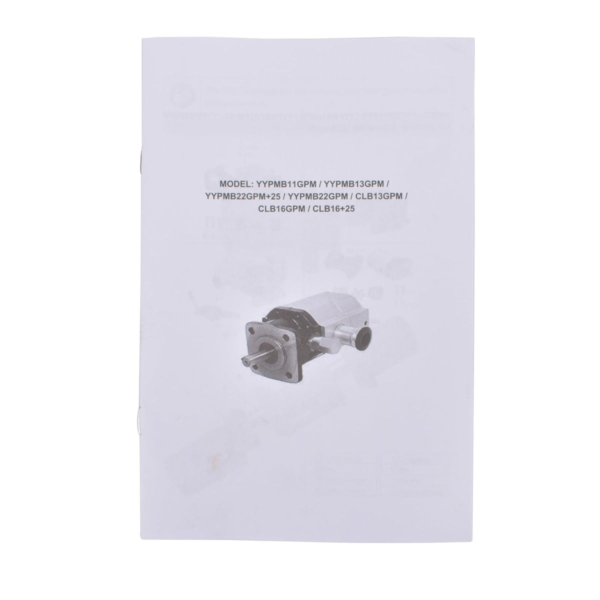 Hydraulic Wood Log Splitter Pump Kit - 22 GPM, 2 Stage 4000 PSI Aluminum Gear Pump with 3600 RPM, Includes Hydraulic Directional Control Valve, Coupling, Installation Base, and 3/4" NPT Outlet