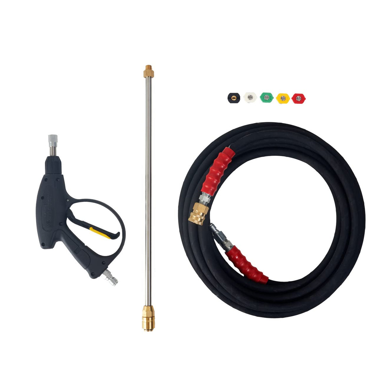 Canpump Wall-Mount Pressure Washer: 5 hp Full-Speed Motor 230 V, Total Stop System, Canpump CF 2530 EH, Remote Control