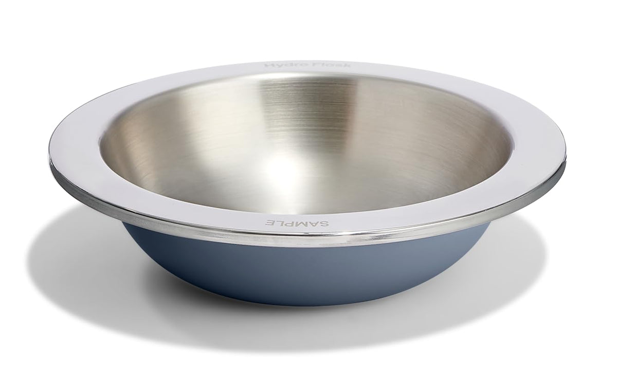 Hydro Flask Stainless Steel Kids Bowl- Dishwasher Safe, Stackable, Dinner Bowl in Koala Gray