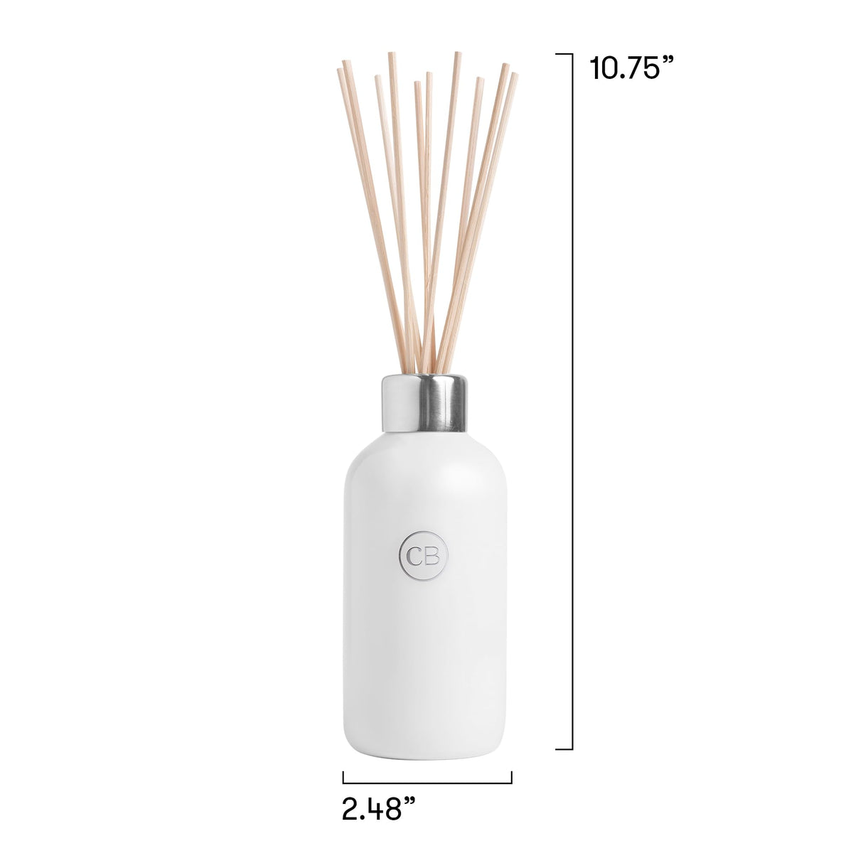 Capri Blue Volcano Reed Diffuser Set - Includes Reeds, Fragrance Oil, and Glass Bottle - Luxury Scented Reed Diffusers for Home Decor - Room Fresheners - White (8 fl oz)