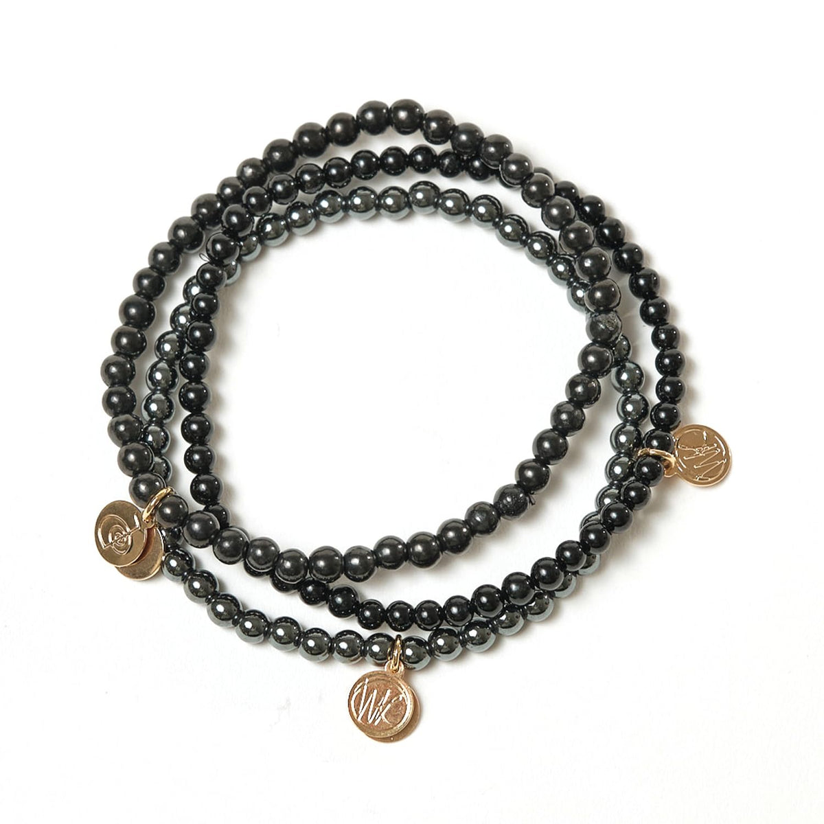 Protection Crystal Bracelet Stack 4mm – Healing Stone Beaded Bracelets – Black Tourmaline, Shungite, and Hematite, Spiritual Energy Jewelry for Shielding Negativity, Energetic Armor– Elastic, Unisex, Gift-Ready
