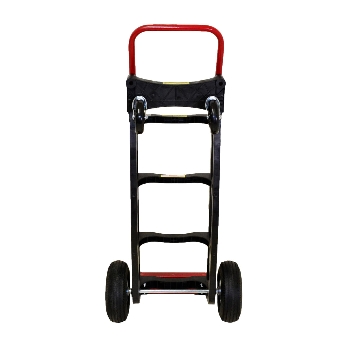 Milwaukee Hand Trucks 40611 Nylon Convertible Truck with 10-Inch Pneumatic Tires