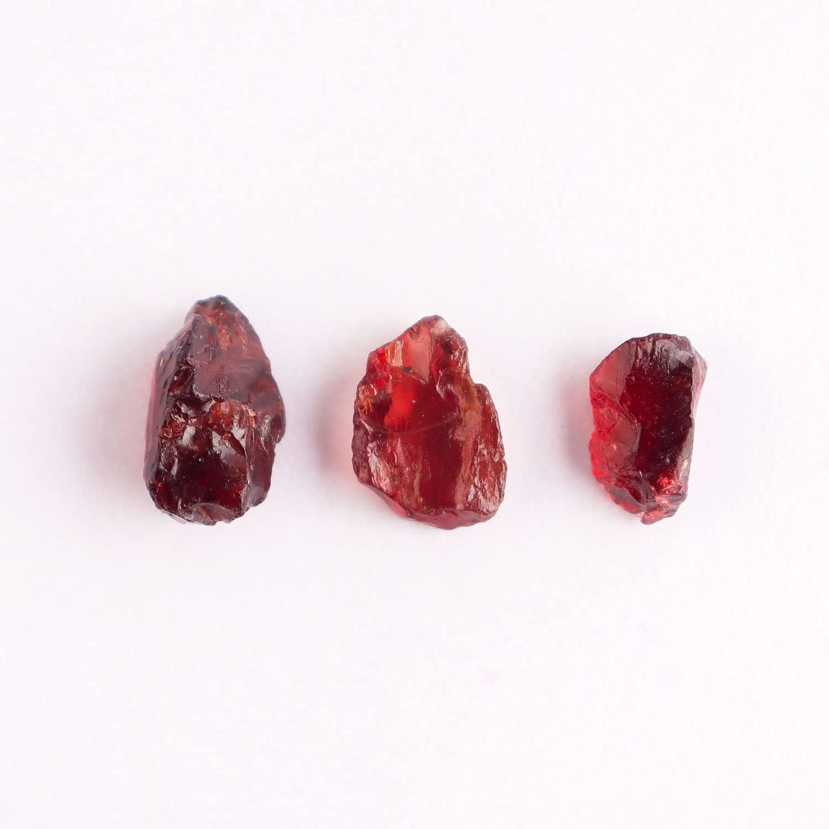 Gemimpression Handmade Loose Gemstone – Natural Red Garnet Rough – Vitality & Chakra Healing – Raw Uncut Stones – Boho DIY Supply – 50 Carat Lot – Christmas Gift for Jewelry Makers
