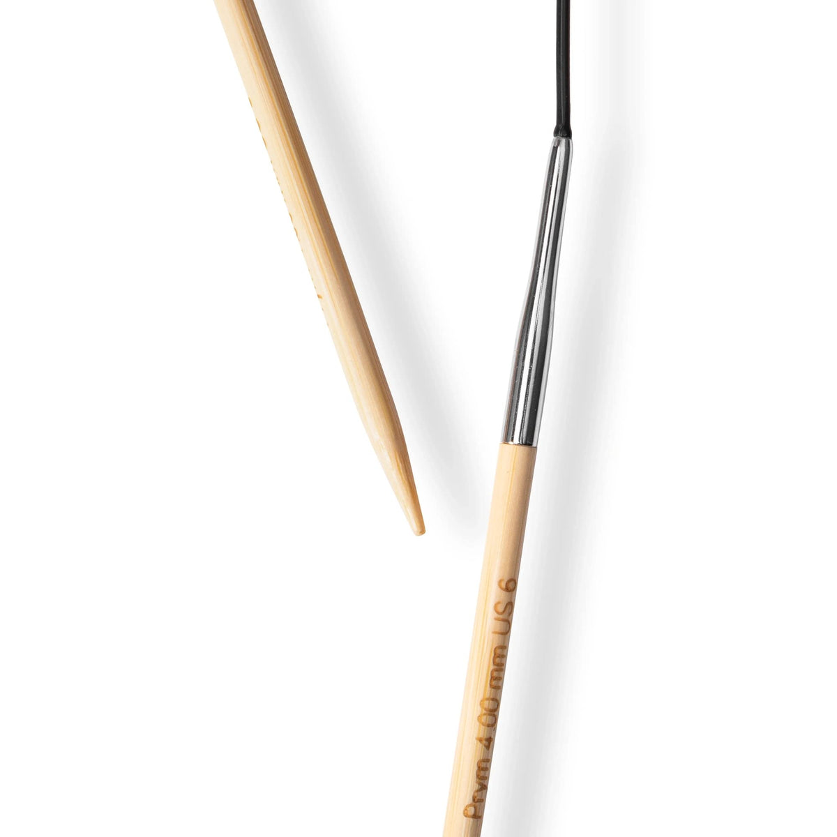 Prym 16" Circular Knitting Needles, Bamboo, US 6 (4mm)