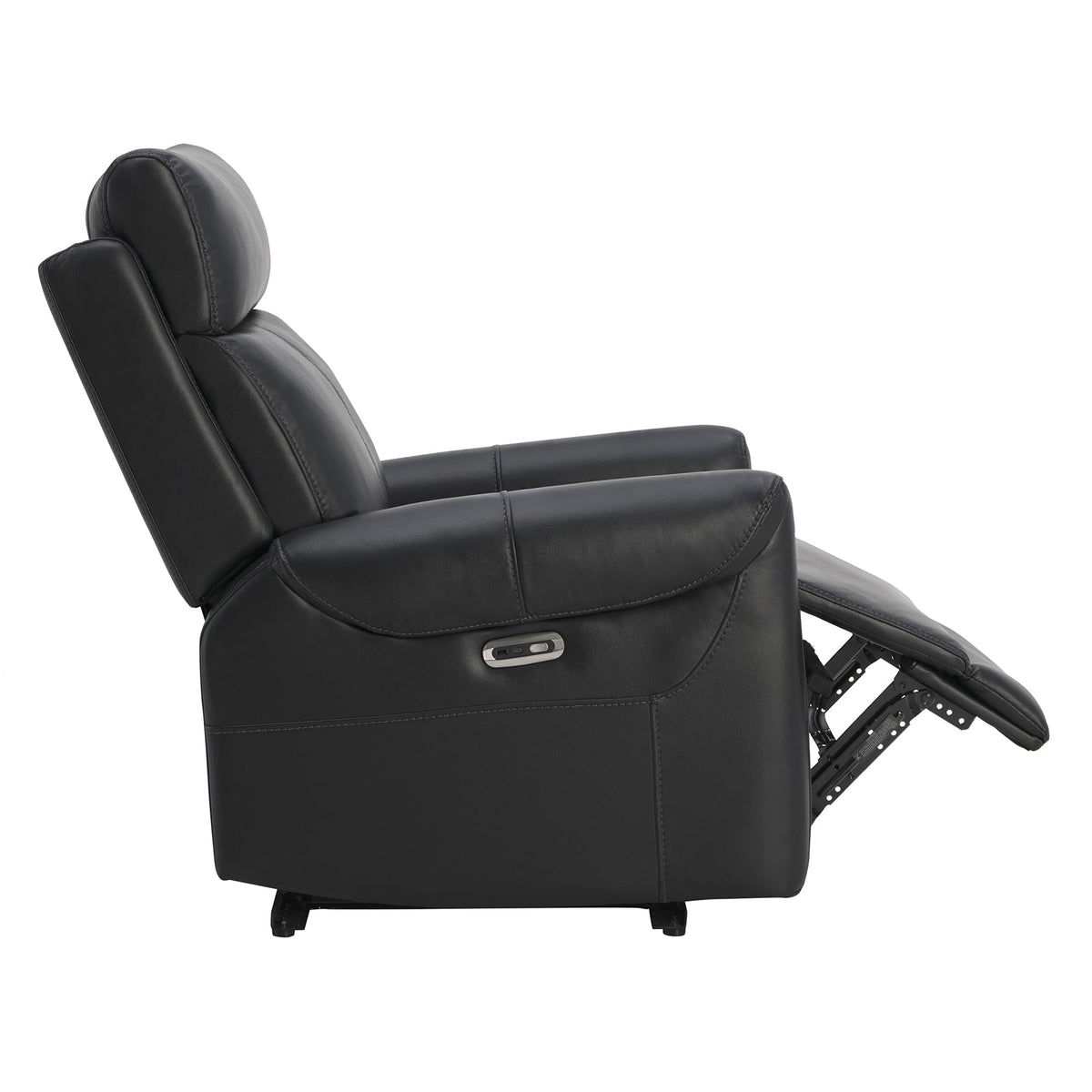 KISLOT Leather Recliner Chair for Adults Wall Hugger RV Recliner with USB Charging Ports Electric Power Reclining Sofa for Living Room Home Theater Seating Bedroom