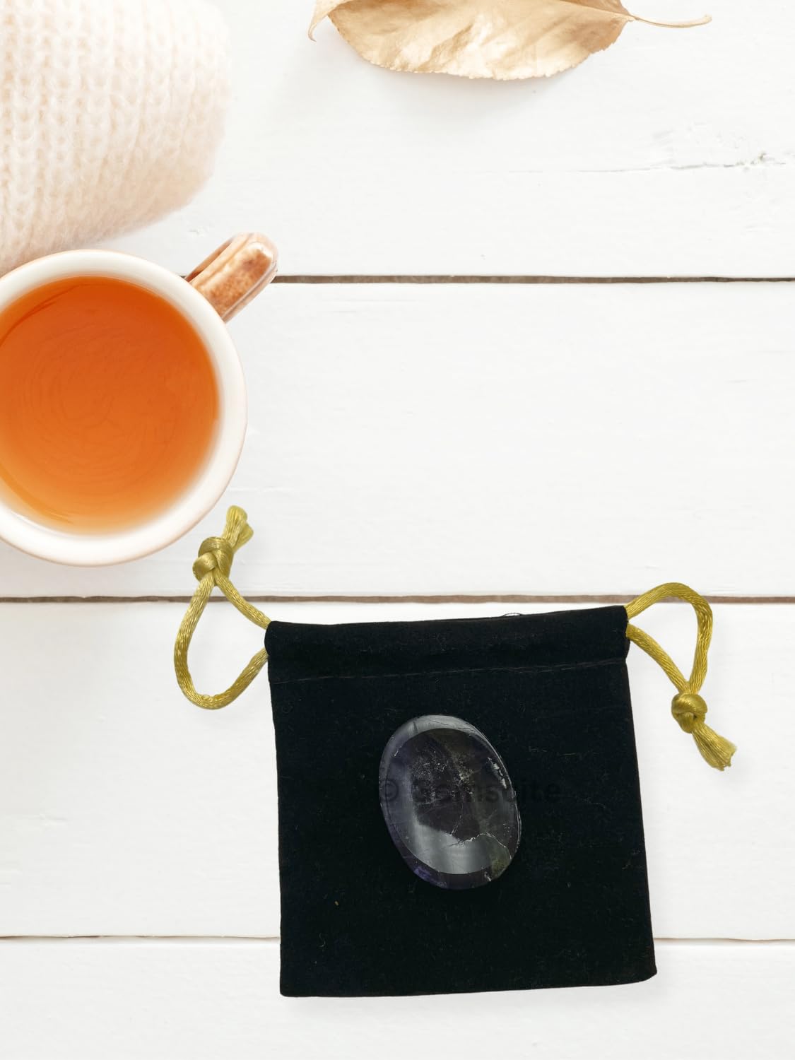 GEMSCITE Fluorite Thumb Worry Stones Metaphysical Gemstone Crystal Healing Reiki Men Women Gift FENG Shui Positive Energy Love Wellness Palm Stones Wicca Powerful