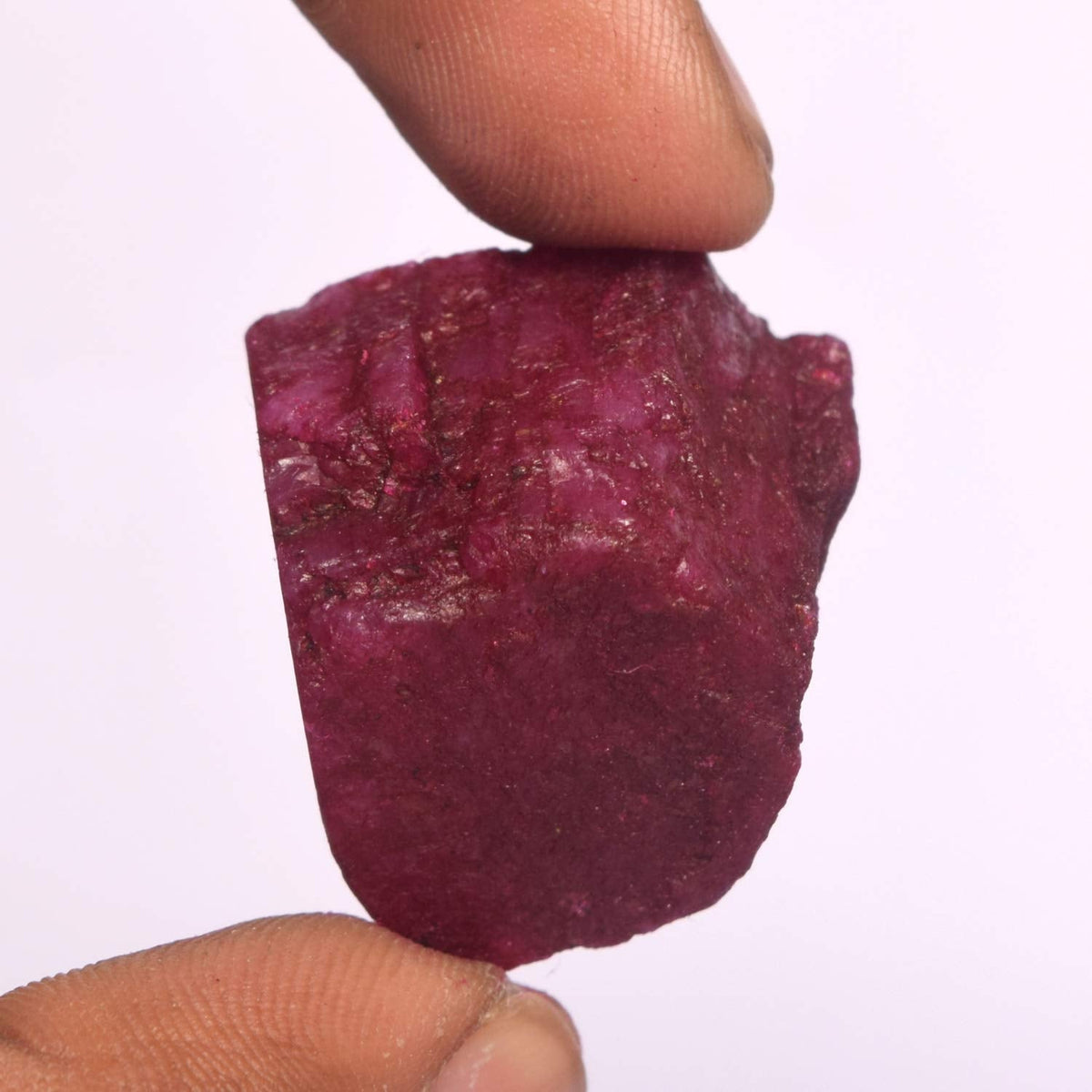 A High-Grade Red Ruby 102.00 Ct Healing Crystal, Natural Ruby Chunk, Uncut Rough Ruby