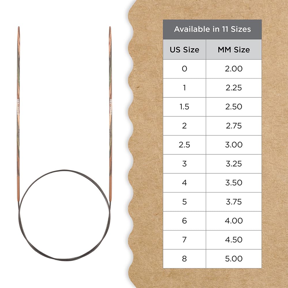 Knitter’s Pride Terra Fixed Circular Needles 24"" (60cm) – US Size 10.75 (7mm)
