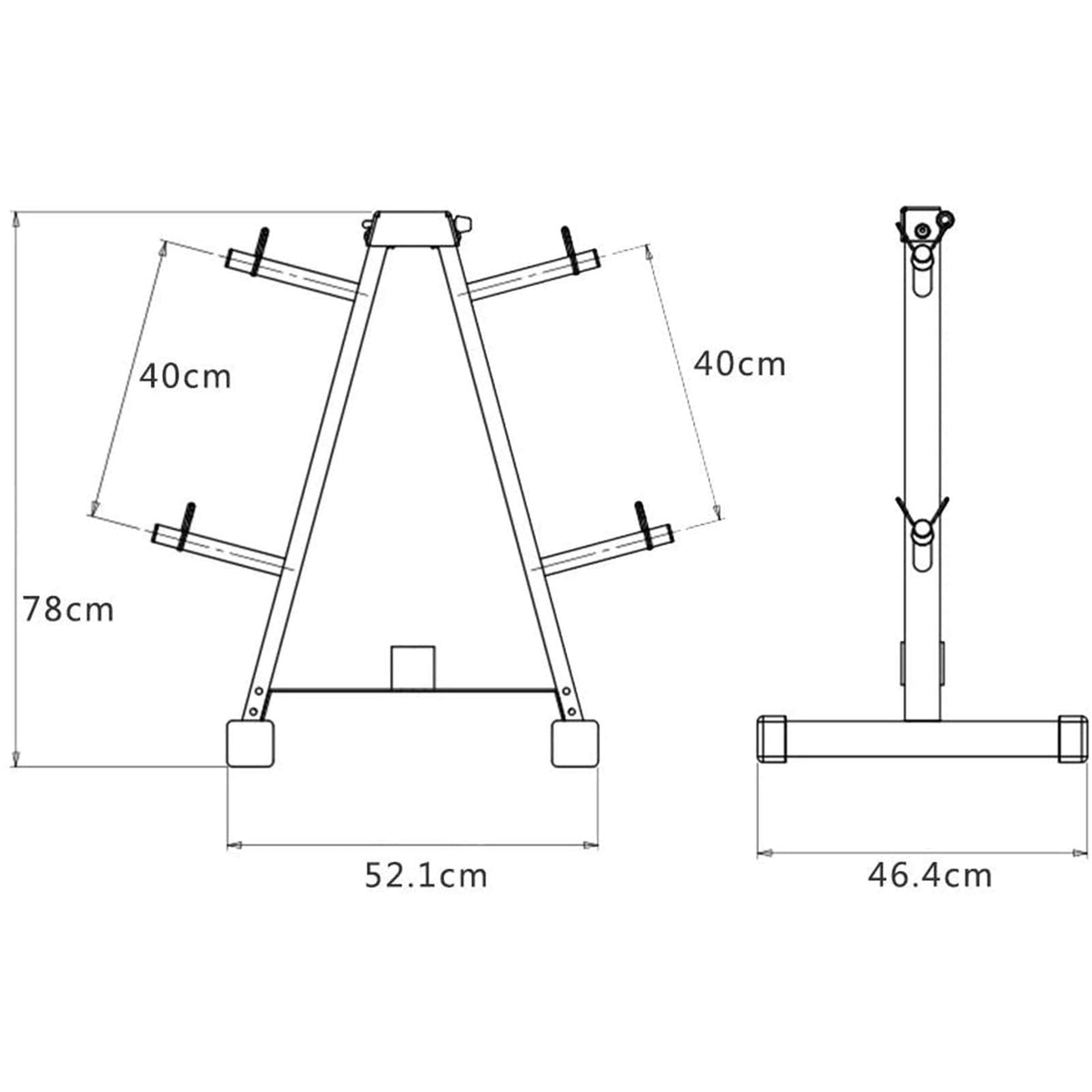 EliteBloom Triangle Barbell Rack/Domestic Dumbbell Rack Bracket/Commercial Indoor Fitness Equipment Storage