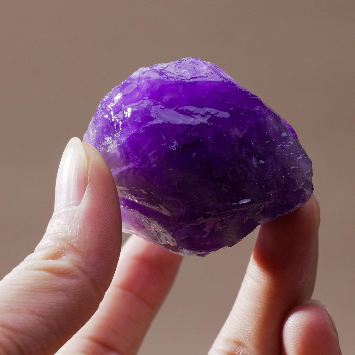 Apengshi 1.2-2'' Amethyst Raw Stone Natural Crystal Healing Crystal and Stone Rough Rocks for Fountain Home Garden Decor Meditation