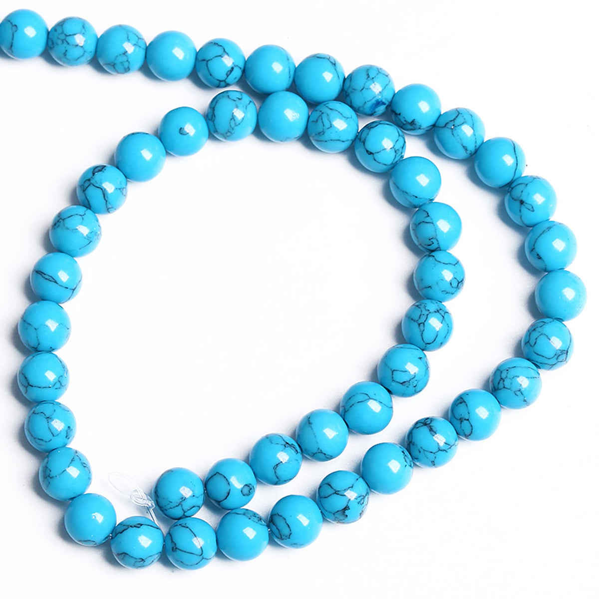 4MM 86PCS Blue Turquoise Spacer Loose Beads for Jewelry Making DIY Bracelet Necklace
