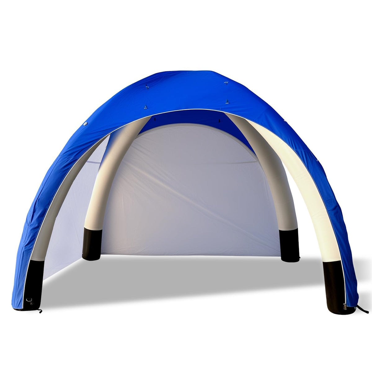 Inflatable Shade Air Canopy Tent – 10x10Ft Outdoor UV Protection Sun Shelter with 2 Removable Side Panels,Stakes & Sandbags,Air Pump,– for Outdoor,Marketing Events,Trade Shows(Blue)