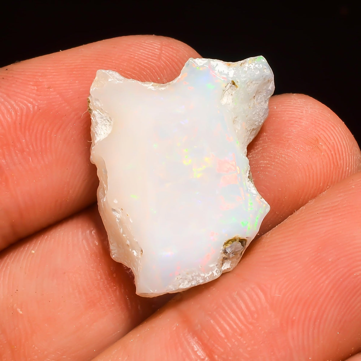 12.5+ Carat, YASHEE Natural Raw Ethiopian Opal Gemstone, Real Rough Crystals, Chakra Healing, Wholesale Lot, Wire Wrapping, Rock Stone, Birthstone, Crafts & DIY, AA+ Quality For Jewelry Making