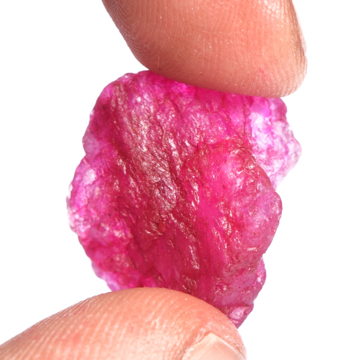 Certified Raw Rough Ruby 17.50 Ct. Uncut Healing Crystal Natural Rough Red Ruby Gemstone DP-258