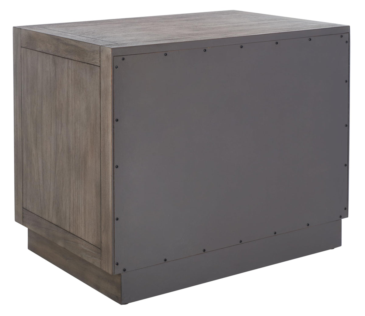 SAFAVIEH Couture Home Collection Steve Light Brown 2-Drawer Wood Nightstand Table (Fully Assembled)