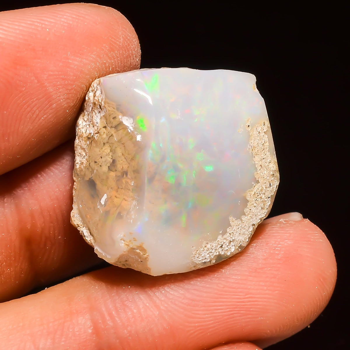 24.5+ Carat, YASHEE Natural Raw Ethiopian Opal Gemstone, Real Rough Crystals, Chakra Healing, Wholesale Lot, Wire Wrapping, Rock Stone, Birthstone, Crafts & DIY, AA+ Quality For Jewelry Making