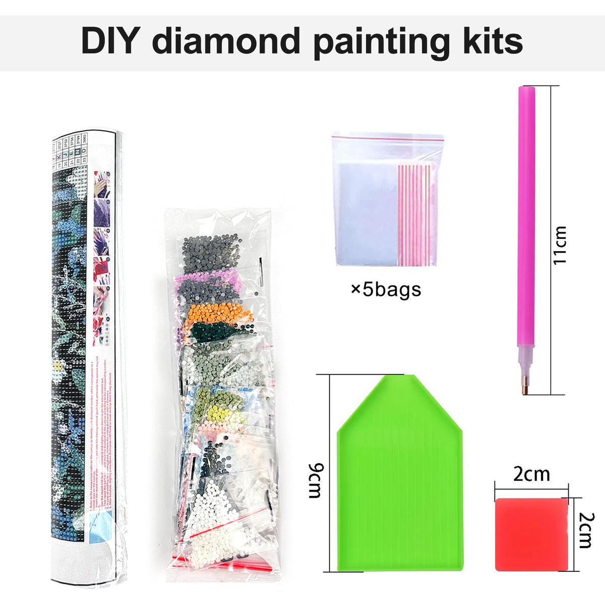 4 Pack Leopard Print Coquette Diamond Art Kits for Adults, Pink Bow Diamond Painting Kits for Beginner, Diamond Dots Full Drill Crafts for Gem Art Home Wall Decor for Teens Girls 5D DIY 12x16in