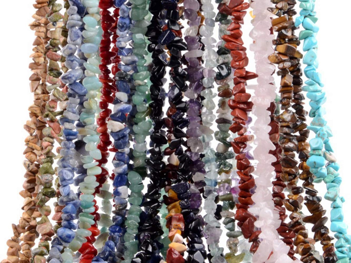 Natural Chip Stone Beads Snowflake 5-8mm About 400 Pieces Irregular Gemstones Healing Crystal Loose Rocks Bead Hole Drilled DIY for Bracelet Jewelry Making Crafting (5-8mm, Snowflake Obsidian Jasper)