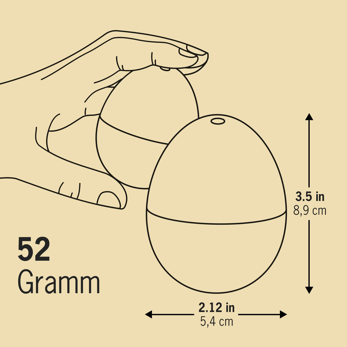 Circles Beepegg – Egg Timer for Boiling Eggs – Musical Egg Cooker for Soft, Medium, Hard Boiled Eggs – Food Safe – Singing Floating Egg Timer – Egg Cooker for 3 Levels of Doneness - Brainstream