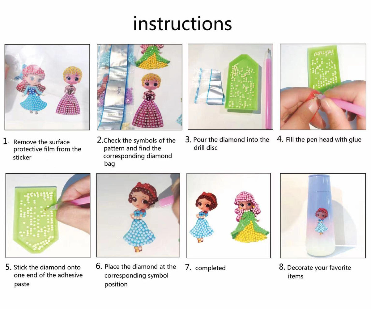 FONYANE Diamond Art for Kids & Girls & Boys,Gem Art Animal Stickers Craft Kit for Kids Ages 4-6-8-10-12,Arts & Crafts for Boys Girls Birthday Party Gift Toy