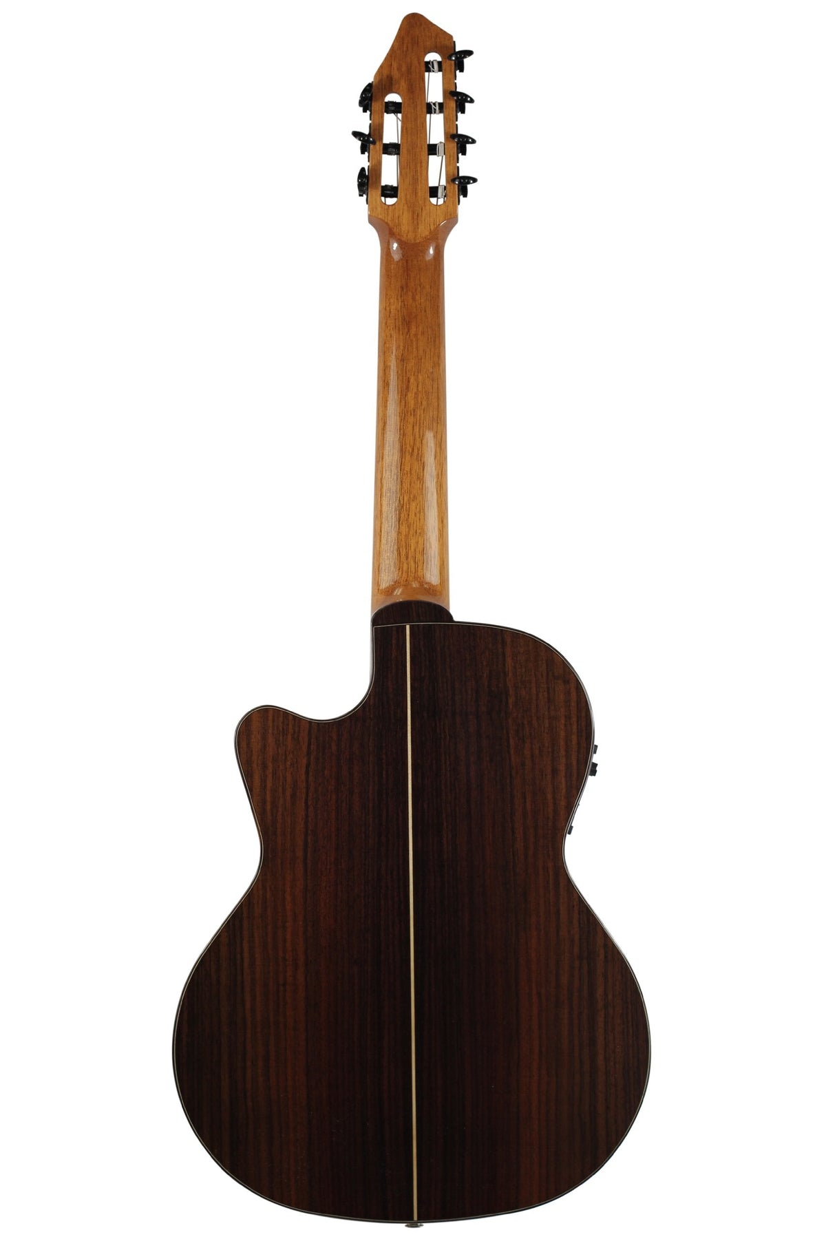 Kremona Fiesta F65CW-7S – Acoustic/Electric 7-String Nylon String Guitar – Handmade in Europe – Deluxe Hardshell Case Included