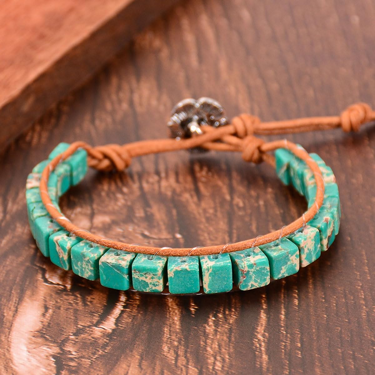 ZOSOJONA 7 Chakra Bracelet Bohemian Handmade Leather Wrap Healing Protection Natural Stone Yoga Beaded Bracelets Boho Friendship Jewelry