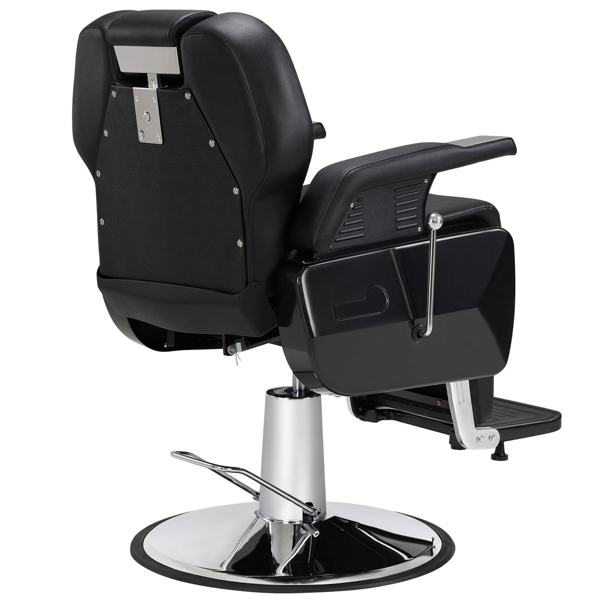 BarberPub Heavy Duty Reclining Barber Chair, All Purpose Hydraulic Salon Chairs for Hair Stylist, Barbershop Salon Tattoo 2688 (Black)
