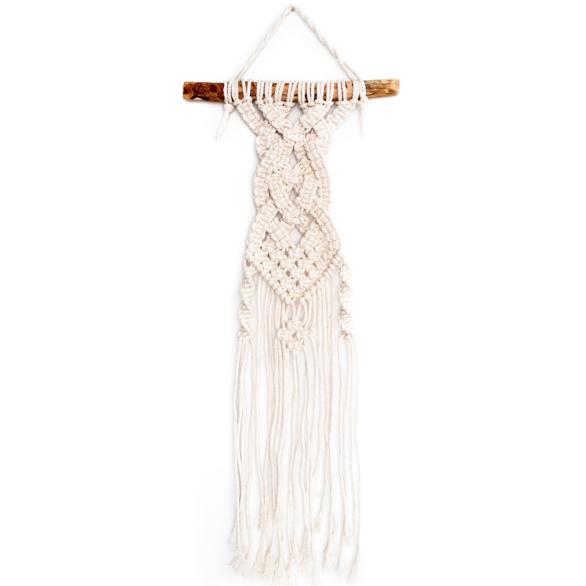 Solid Oak Small Format Macrame Kit-Celtic Braids