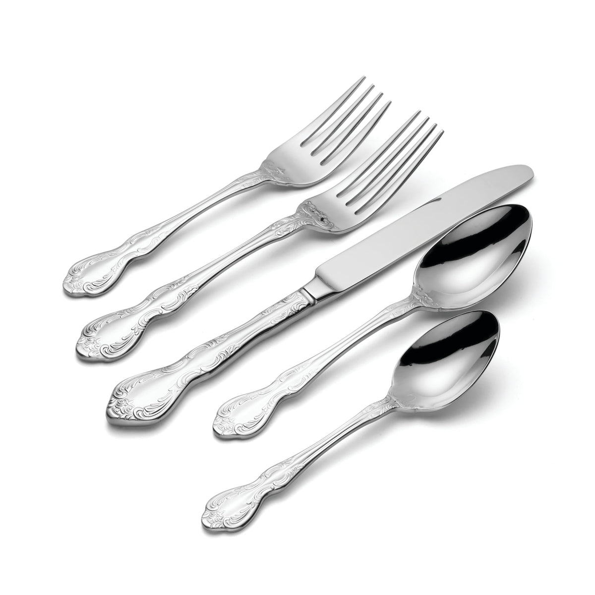 Oneida Mandolina 65-Piece Flatware Set, Service for 12