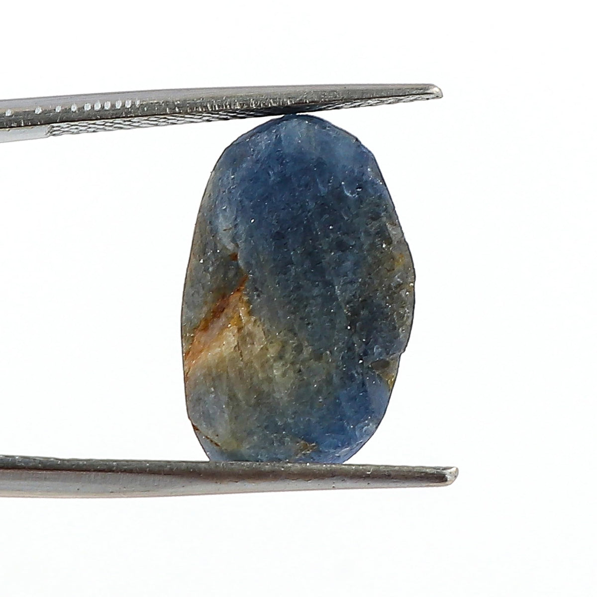 CRYSTALINES 5pcs Wholesale Natural Raw Blue Sapphire Gemstone, Untreated Rough Slice Stone, Bulk Loose Supplies for DIY Crafts-Jewelry Making, September Birthstone, Healing Crystals, Gem Collection