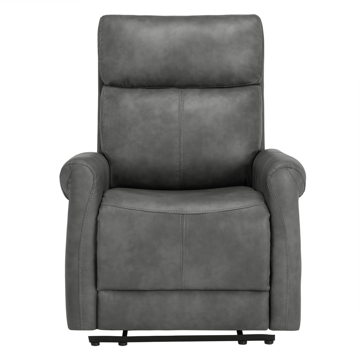 KISLOT Leather Recliner Chair for Adults Wall Hugger RV Recliner with USB Charging Ports Electric Power Reclining Sofa for Living Room Home Theater Seating Bedroom