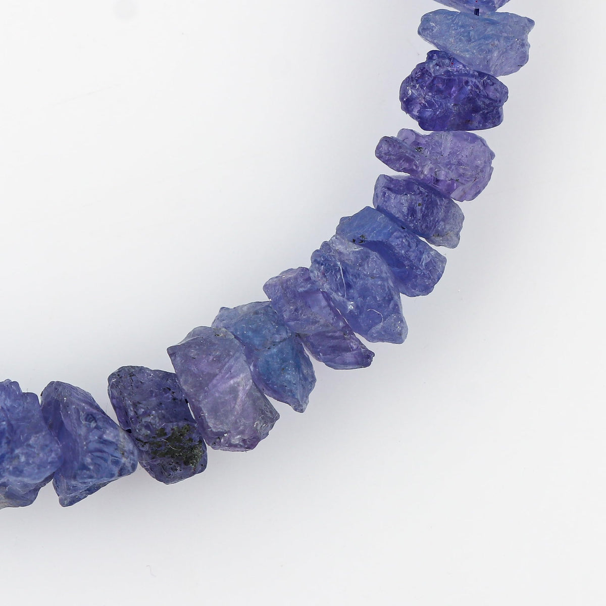 CRYSTALINES Raw Natural Blue Tanzanite Gemstones Bolo Bracelets, December Birthstone, Rough Stones, Handmade Jewelry, Adjustable Slider, Chakra Healing Crystals, Christmas Gifts for Women