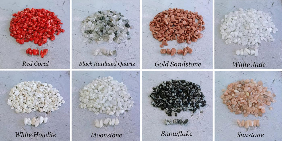 LAIDANLA Gold Sandstone 400pcs Natural Chip Stone Beads 5-8mm Healing Crystal Irregular Gemstones Drilled DIY Loose Rocks Bead Crystal for Bracelet Earrings Necklace Jewelry Making Crafting