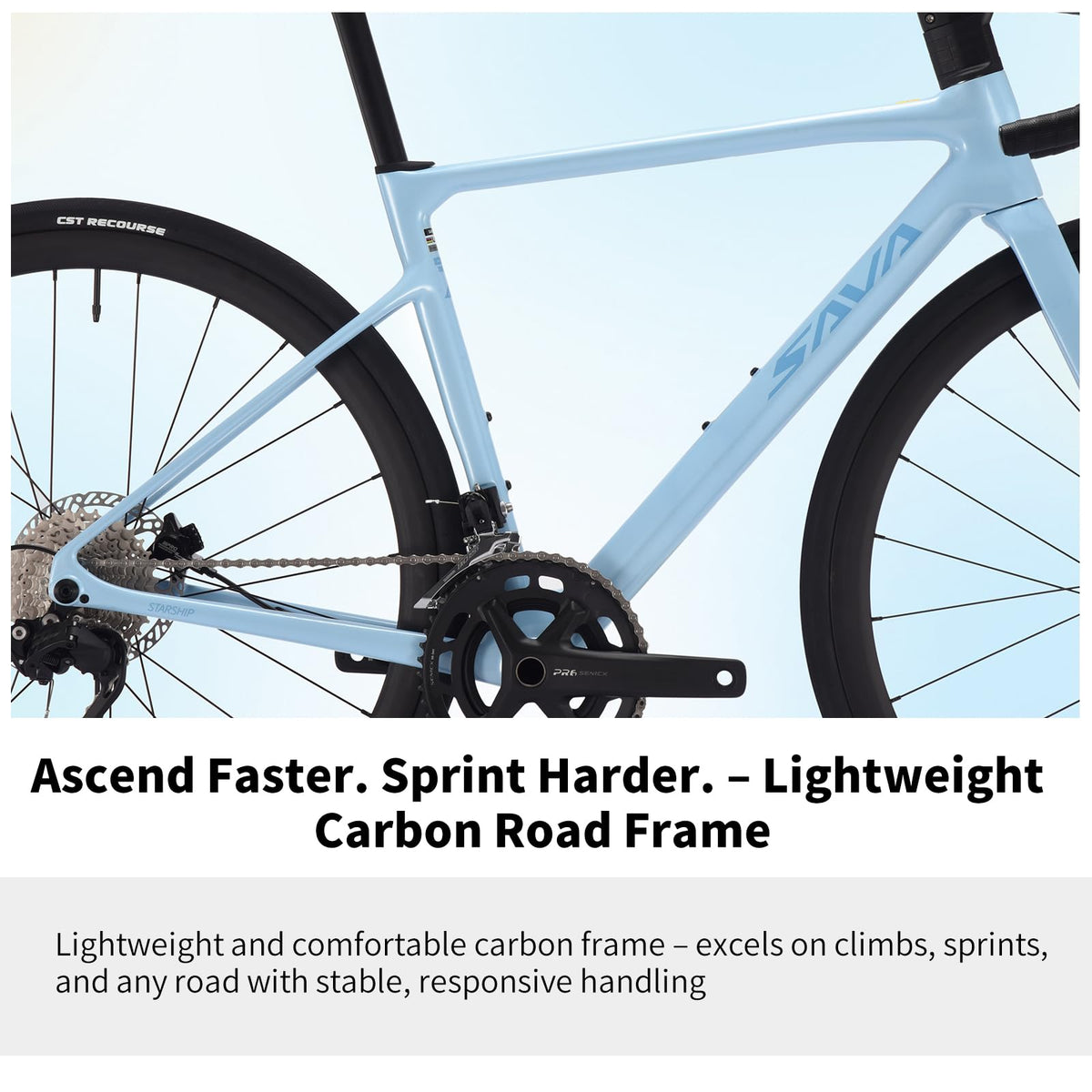 SAVADECK Carbon Fiber Lightweight Road Bike – Full Carbon Frame, Fork, Handlebar & Seatpost, Hydraulic Disc Brake with Shimano 105 R7100 24-Speed Drivetrain – Racing Bicycle for Adults(Purple,52cm)