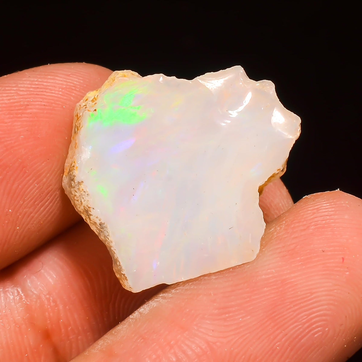 10.5+ Carat, YASHEE Natural Raw Ethiopian Opal Gemstone, Real Rough Crystals, Chakra Healing, Wholesale Lot, Wire Wrapping, Rock Stone, Birthstone, Crafts & DIY, AA+ Quality For Jewelry Making