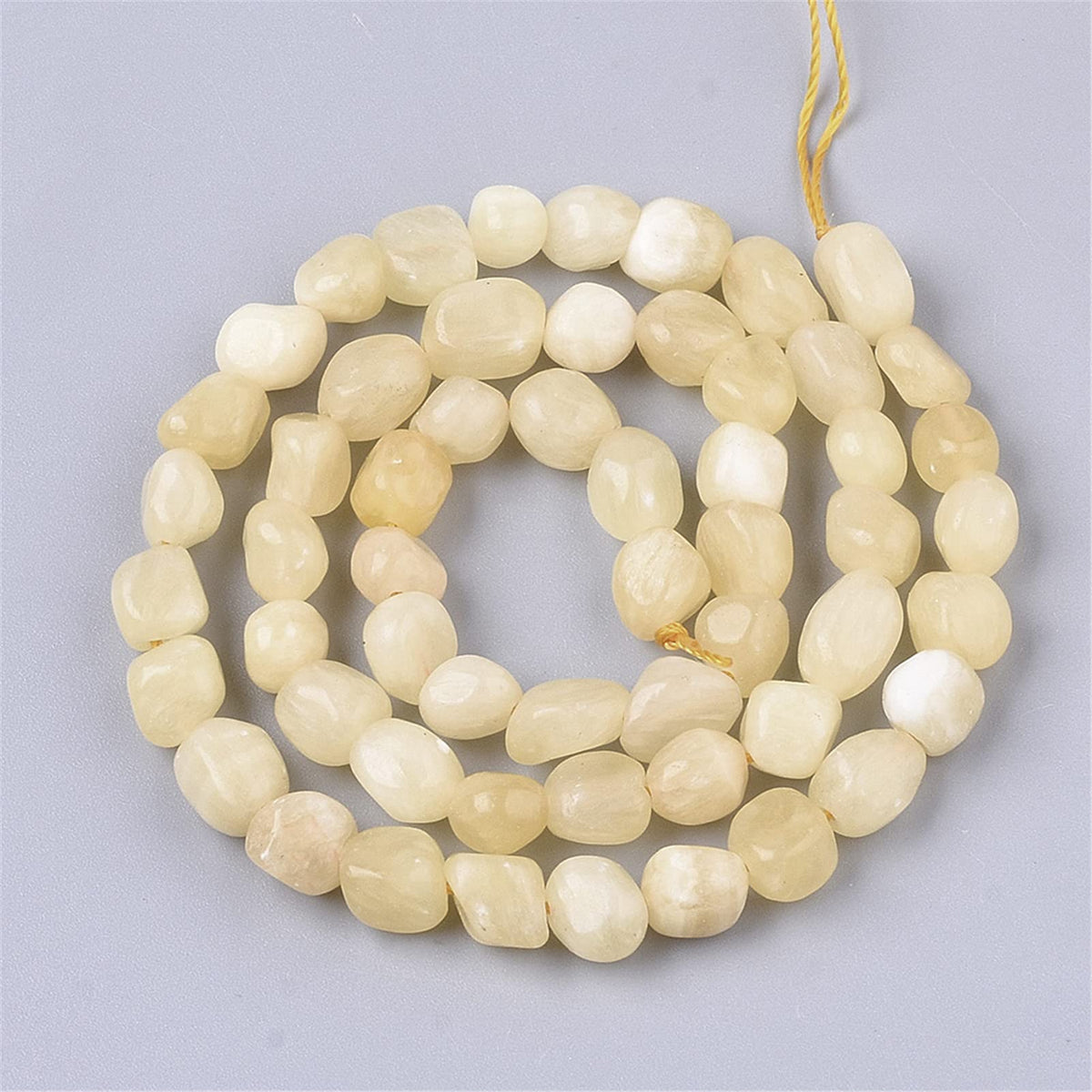 Fashewelry 52Pcs Irregular Natural Topaz Jade Beads Nugget Tumbled Chakra Gemstone Beads Crystal Healing Drilled Loose Beads 5-11x5-8mm for Earring Bracelet Necklace Jewelry Making