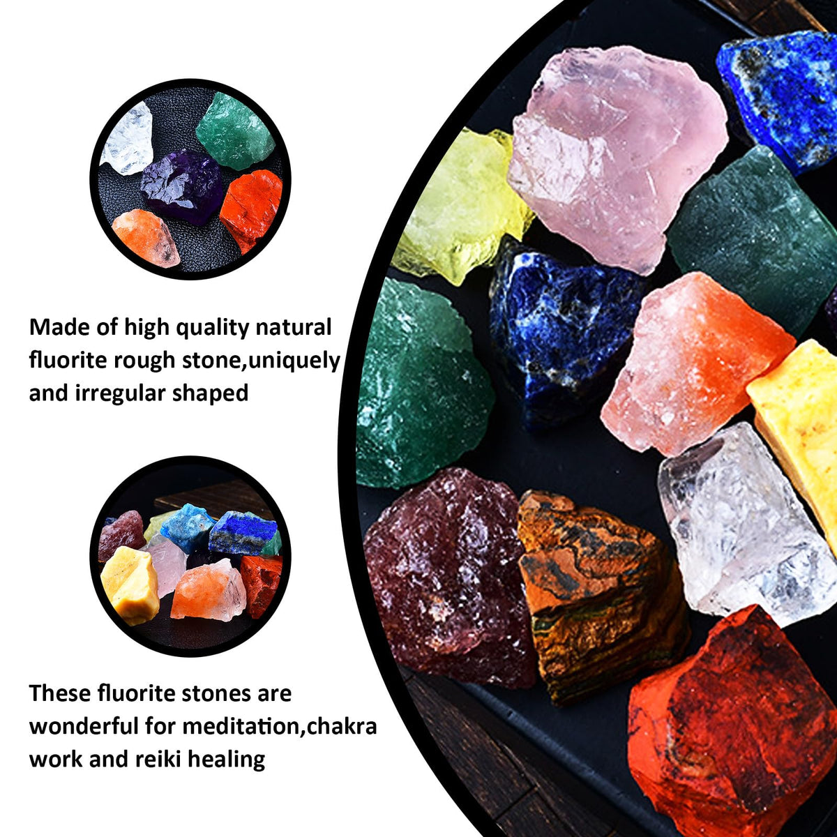 Raw Crystals, Large 1.2-2.0" Healing Crystal Natural Rough Stones for Intuition,Chakra,Meditation,Decoration,Polishing,Energy Work (Tiger's Eye, 3.5oz-1.2-2.0"raw Crystals)