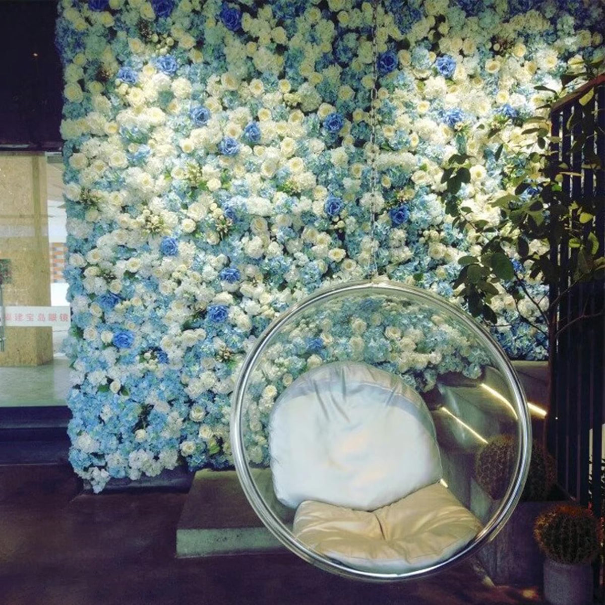 JIIPOREGJ Wedding Background Backdrop Panels 3D Flower Wall Panel Artificial Silk Flowers Mat Wall for Wall Decor DIY Centerpieces Arrangements Party Home,2x2m