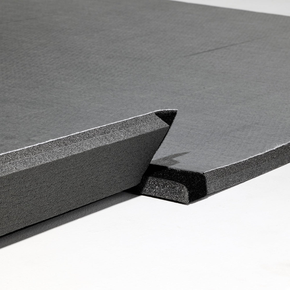Dollamur 10'x10'x1.25" Jiu-Jitsu Mat, Charcoal Gray, Tatami, FLEXI-Connect®