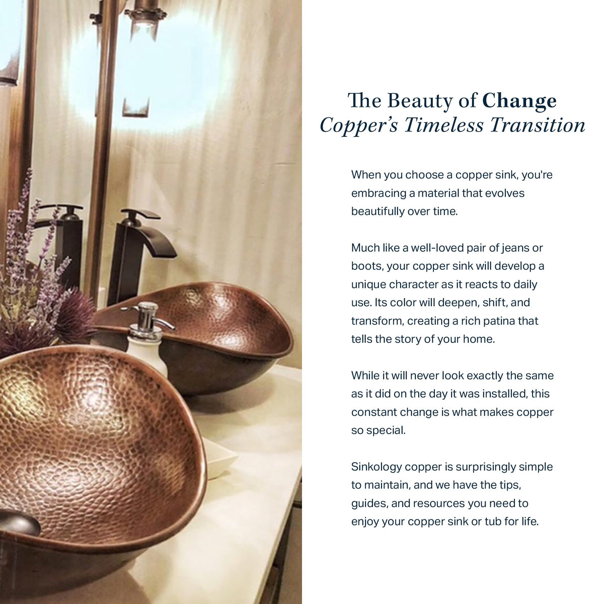 Freud Copper 19" Oval Undermount Bath Sink with Care Kit