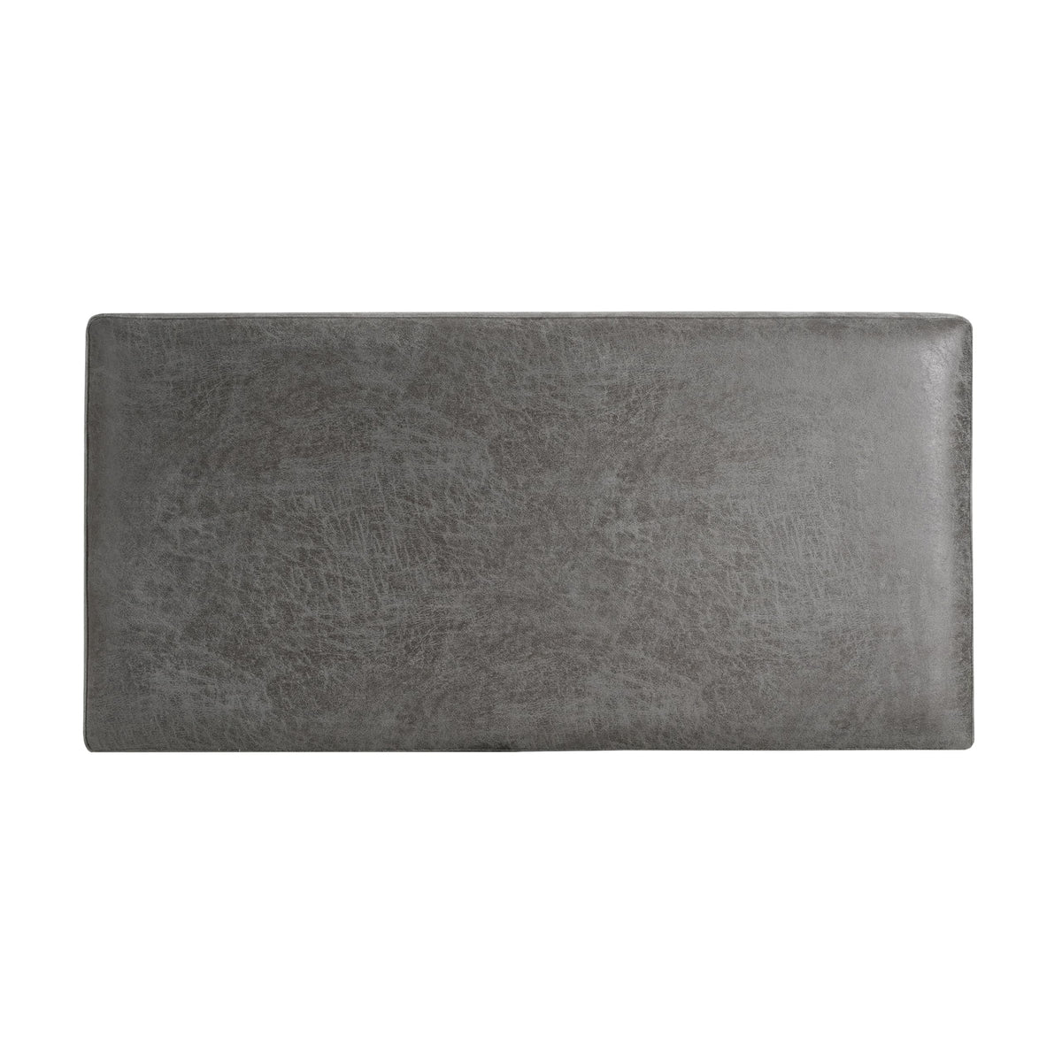 Christopher Knight Home Kaisa Rectangle Storage Ottoman, Wooden Frame Ottoman Bench with Large Seat for Living Room/Entryway, Comfy Seating Experience with Dense Foam Padding, Dark Grey