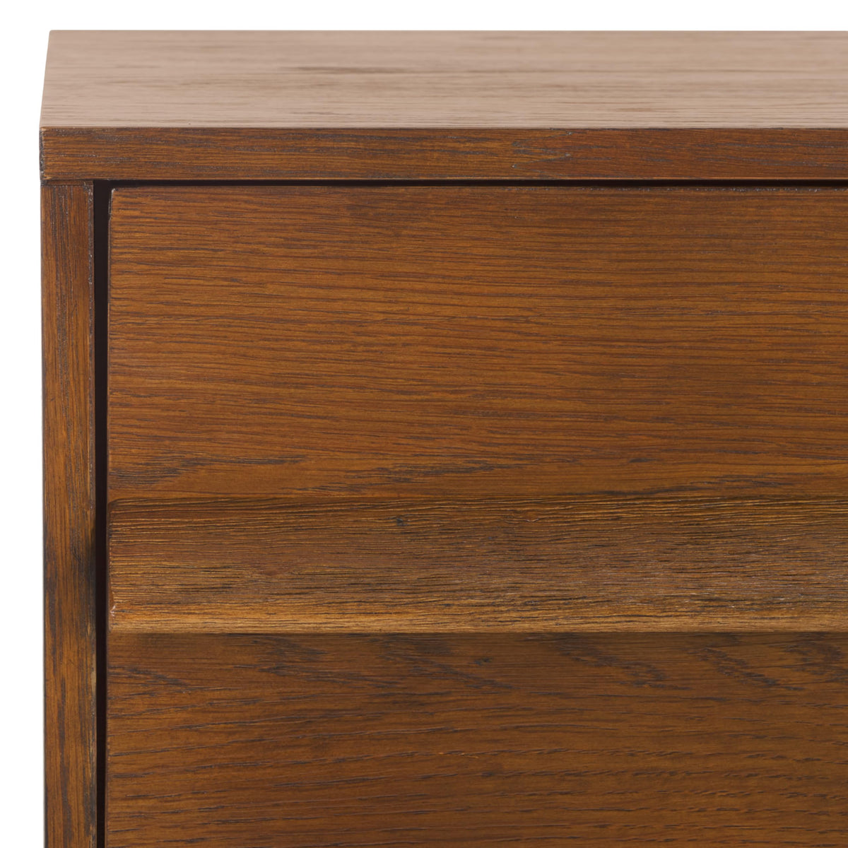SAFAVIEH Couture Collection Deirdra Medium Oak 1-Drawer 1- Shelf Nightstand (Fully Assembled)