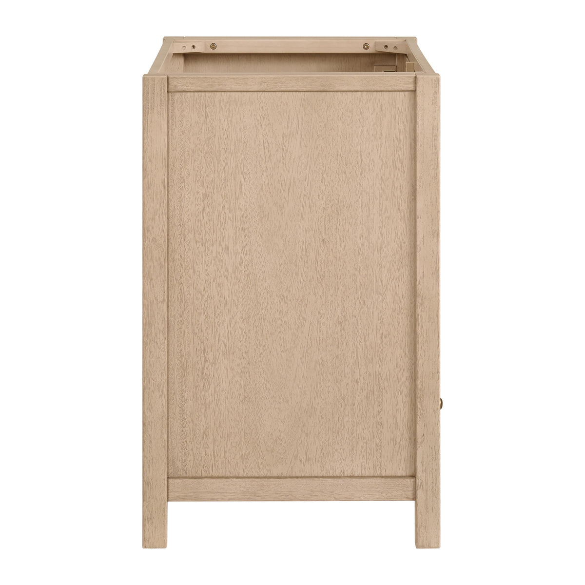 Alaterre Furniture Lucca Bathroom Vanity - Freestanding Cabinet Without Sink - 36 Inch Wood Bathroom Vanity with Large Drawer and Soft-Close Doors - Under Sink Cabinet Only (Natural)