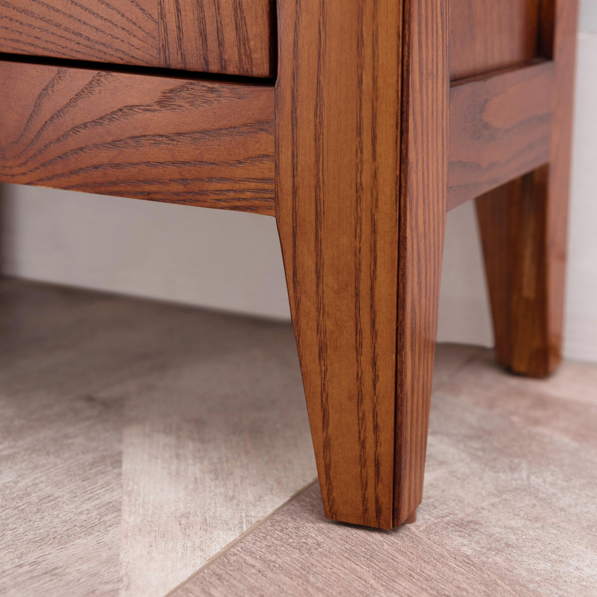 Leick Home Mission Hall Console Table, Solid Wood, 2-Door Storage with 1 Interior Shelf, Slim Profile, Easy Assembly, Russet Brown, 30 in L x 11 in D x 30 in H, Small Entryway Cabinet, 10001-RS