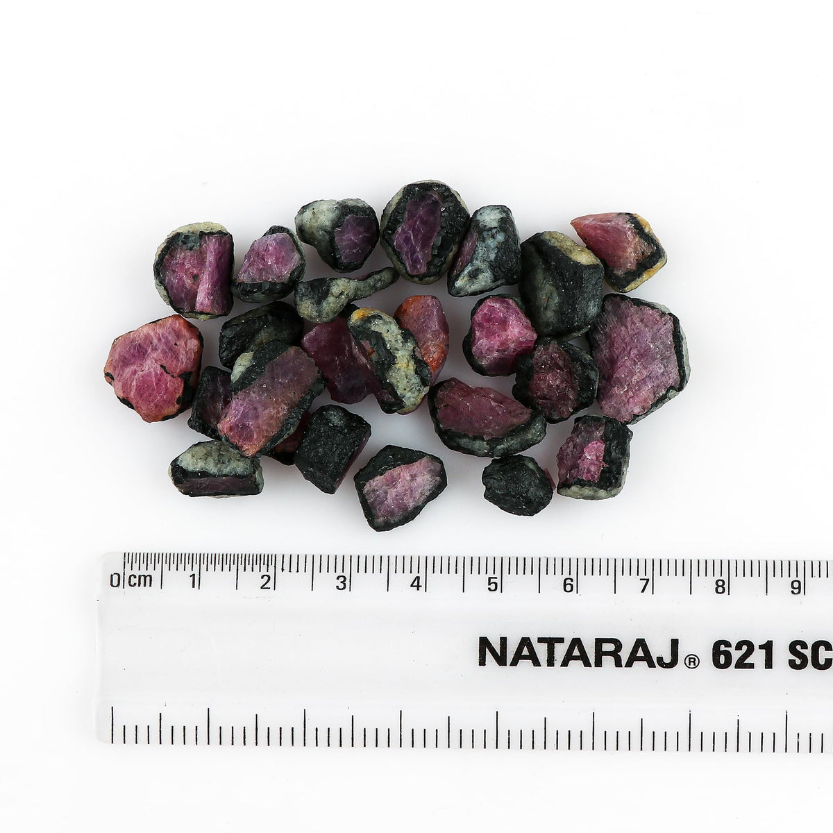 GEMKORA 50 carats Raw Ruby Zoisite Rough Slice Gemstone, Natural Crystals, Healing Stones, Wholesale Bulk Lot, Jewelry Making Supply, Stone, DIY Stones