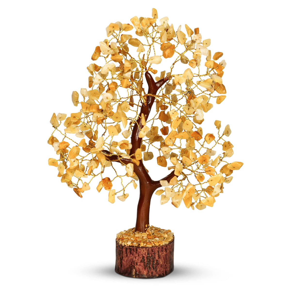 PYOR Yellow Aventurine Crystal Tree, Money Tree, Crystals and Healing Stones, Yellow Room Decor, Spiritual Decor, Feng Shui, House Warming Gifts New Home