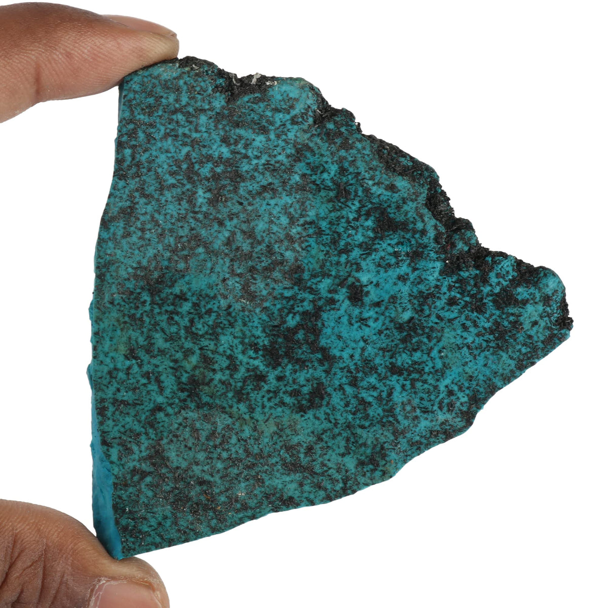 REAL-GEMS Gemstones For Jewelry Making 98.00 Carat Natural Blue Turquoise Slab Crystals and Stones Jewelry Making For Women And Men