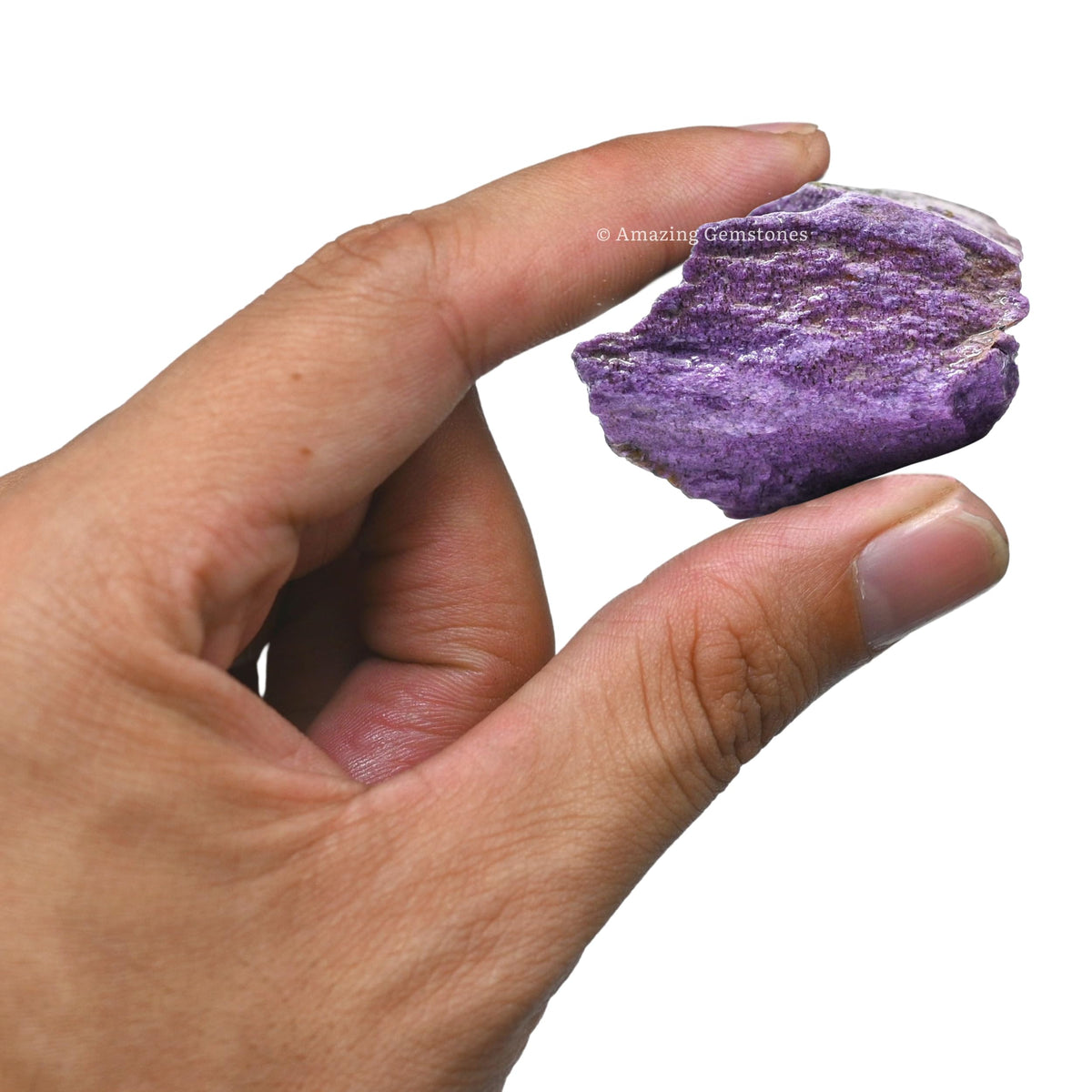 Amazing Gemstone 2 Pieces Stichtite Raw Crystals and Healing Stones, Natural Rocks for Tumbling and DIY Raw Stones and Crystals