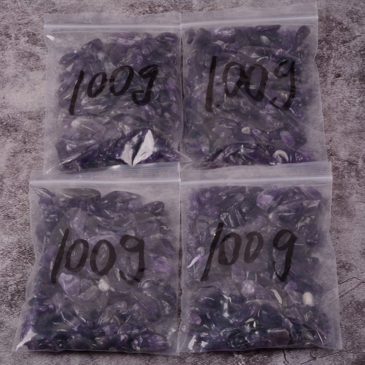 Natural Amethyst Polished Chips Crushed Tumbled Stone Crystal Healing Embellishments 100 grams